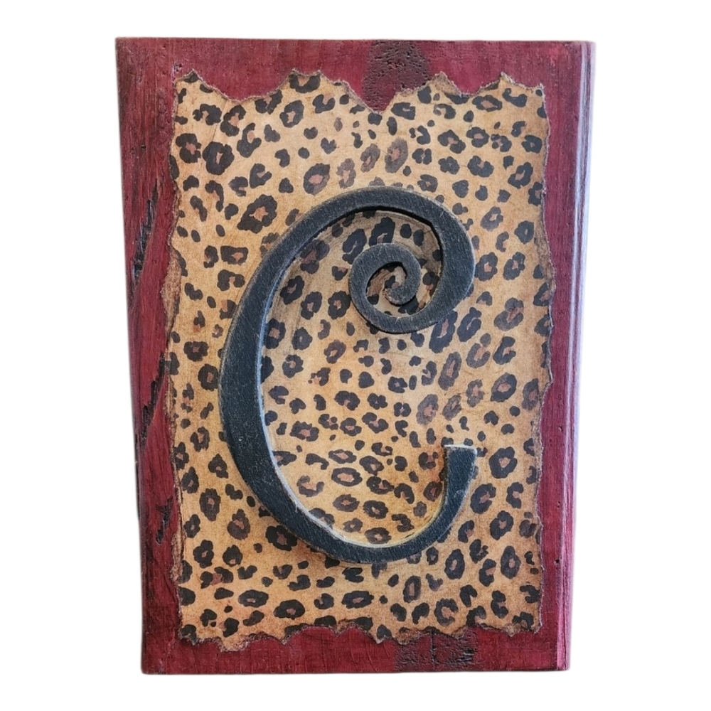 Wood Art Block Letter "C" (Local Artisan MADE)